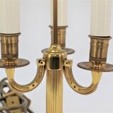 Lampe bouillotte bronze doré style Empire