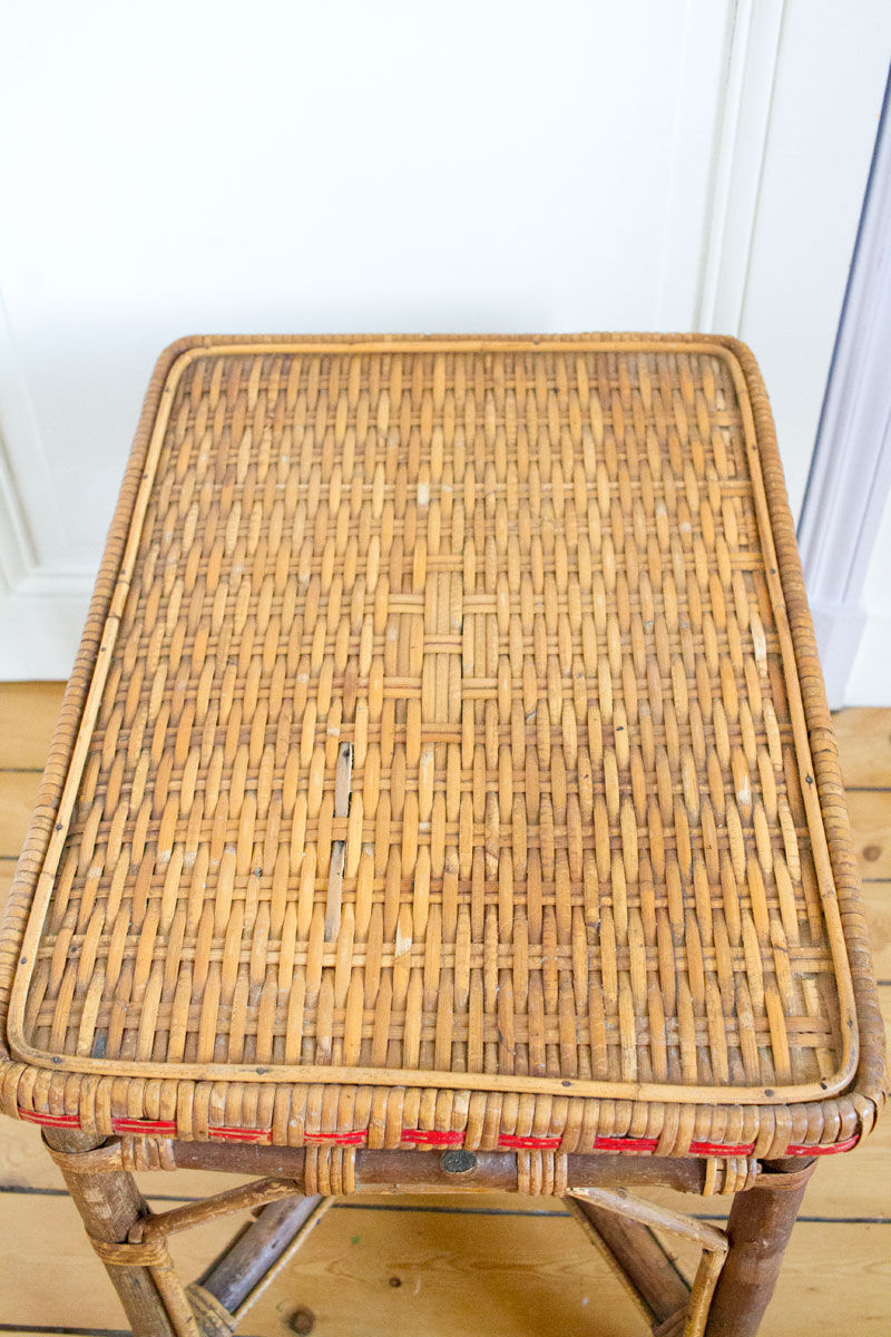 Rattan coffee table