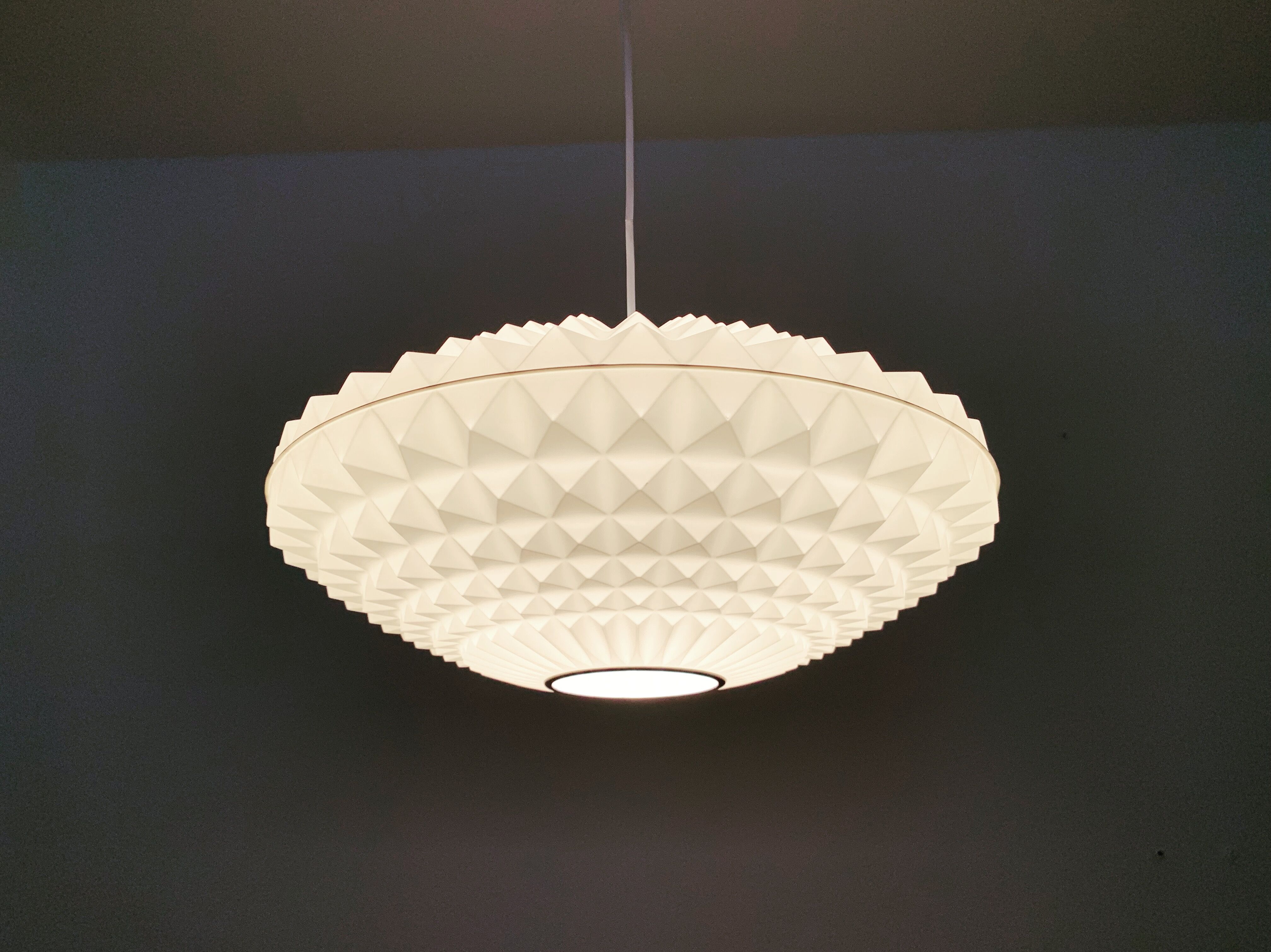 Mid Century Origami pendant lamp by Erco Germany