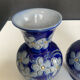 Paire de vases vintage en grès estampillés