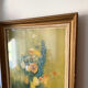 Framed reproduction "Wildflowers" after Odilon Redon