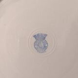 Huit assiettes plates Badonviller