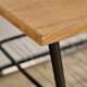 Vintage Oak Side Table, 1960s, Czechoslovakia