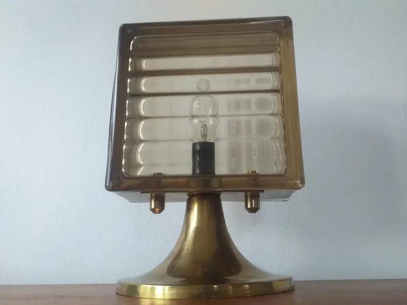 Lampe de table mid-century rare, années 1960