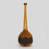 Jacaranda wood vase from the 80s