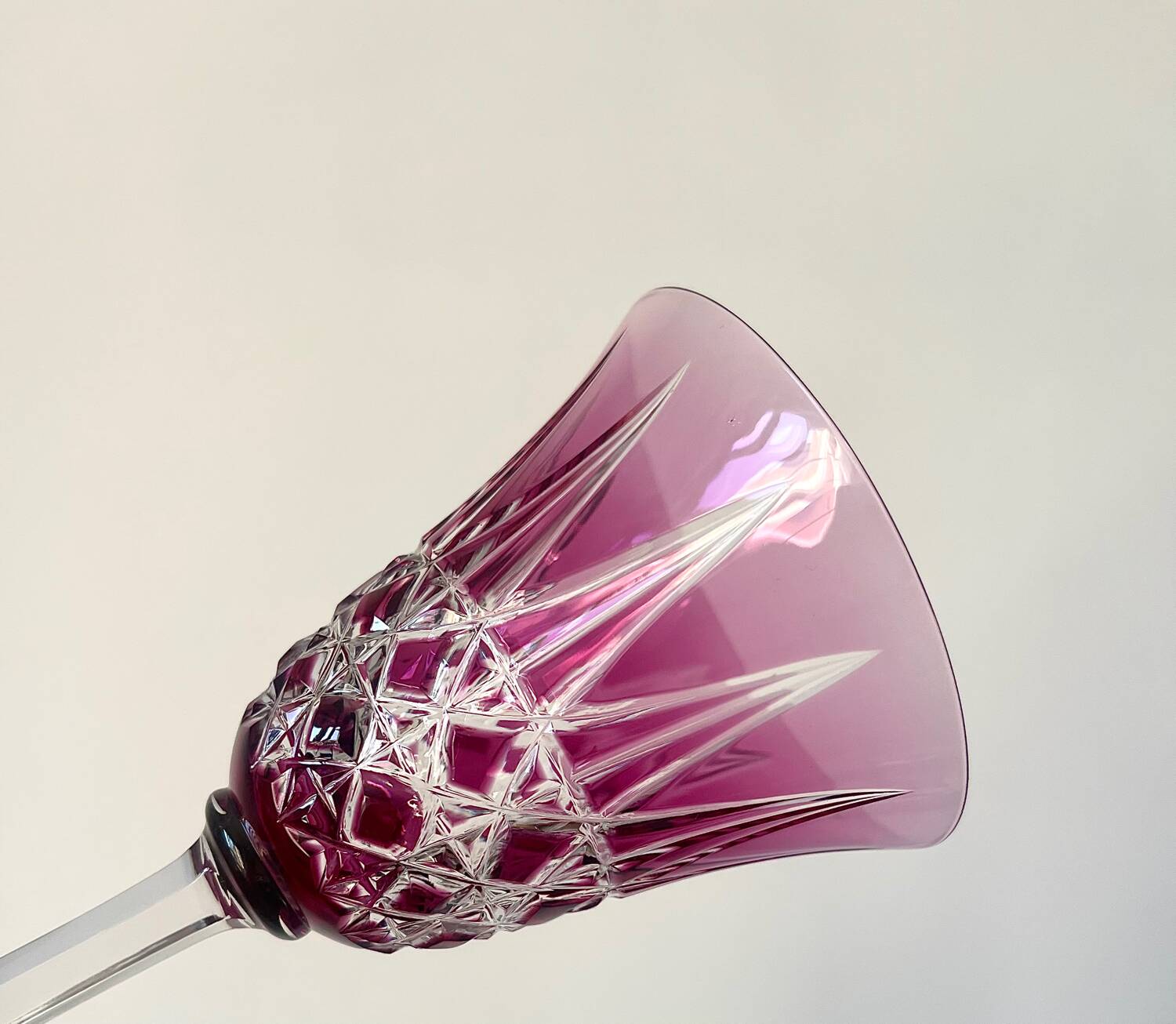 Saint-Louis crystal glass.