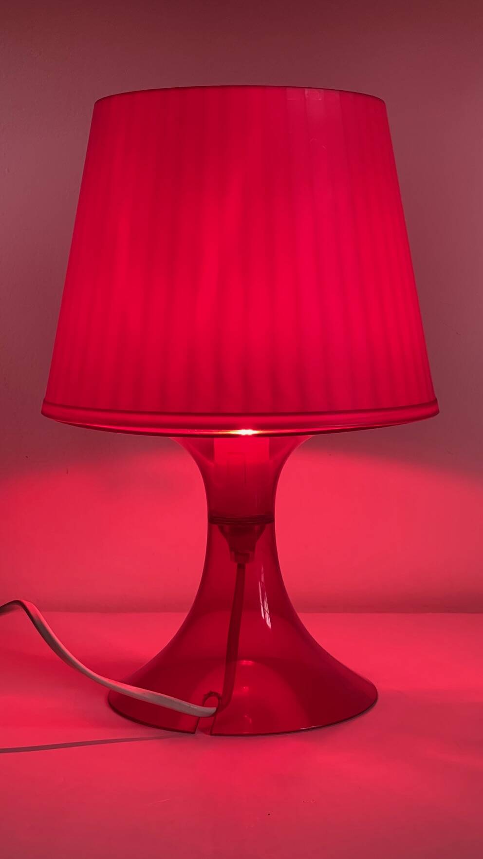 Red Vintage Ikea Lamp