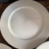 Set of 3 vintage plates Block Spal Portugal - Grey Dawn 1980 - TBE !