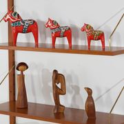 Modular shelving, teak veneer, Denmark, 1970s