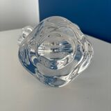 vintage vannes crystal candle holder - made in france crystal candlestick - antique crystal candle holder decoration - candlestick centerpiece