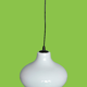 Large vintage opaline chandelier ~ 1970s