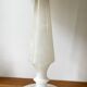 Vintage geometric alabaster stone lamp