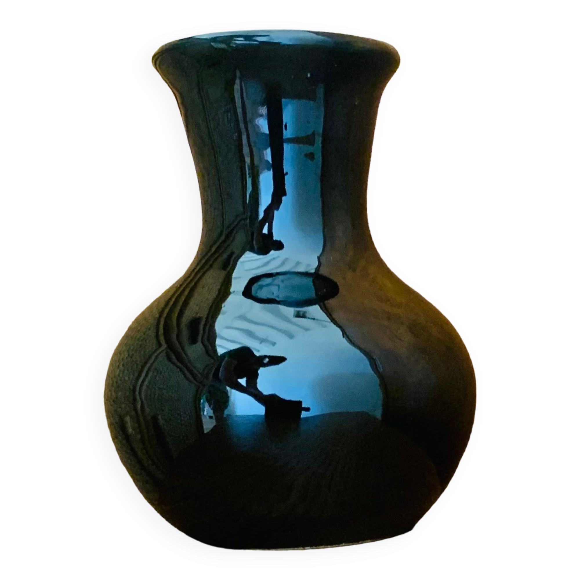 Black vase