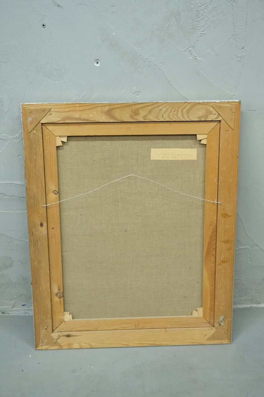 Hans Osswald (1919-1983), Swedish Figurative Abstract Painting, 1960s, Oil on Canvas