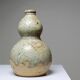 Small double sake gourd Japanese ceramic from Iga vintage/old collection