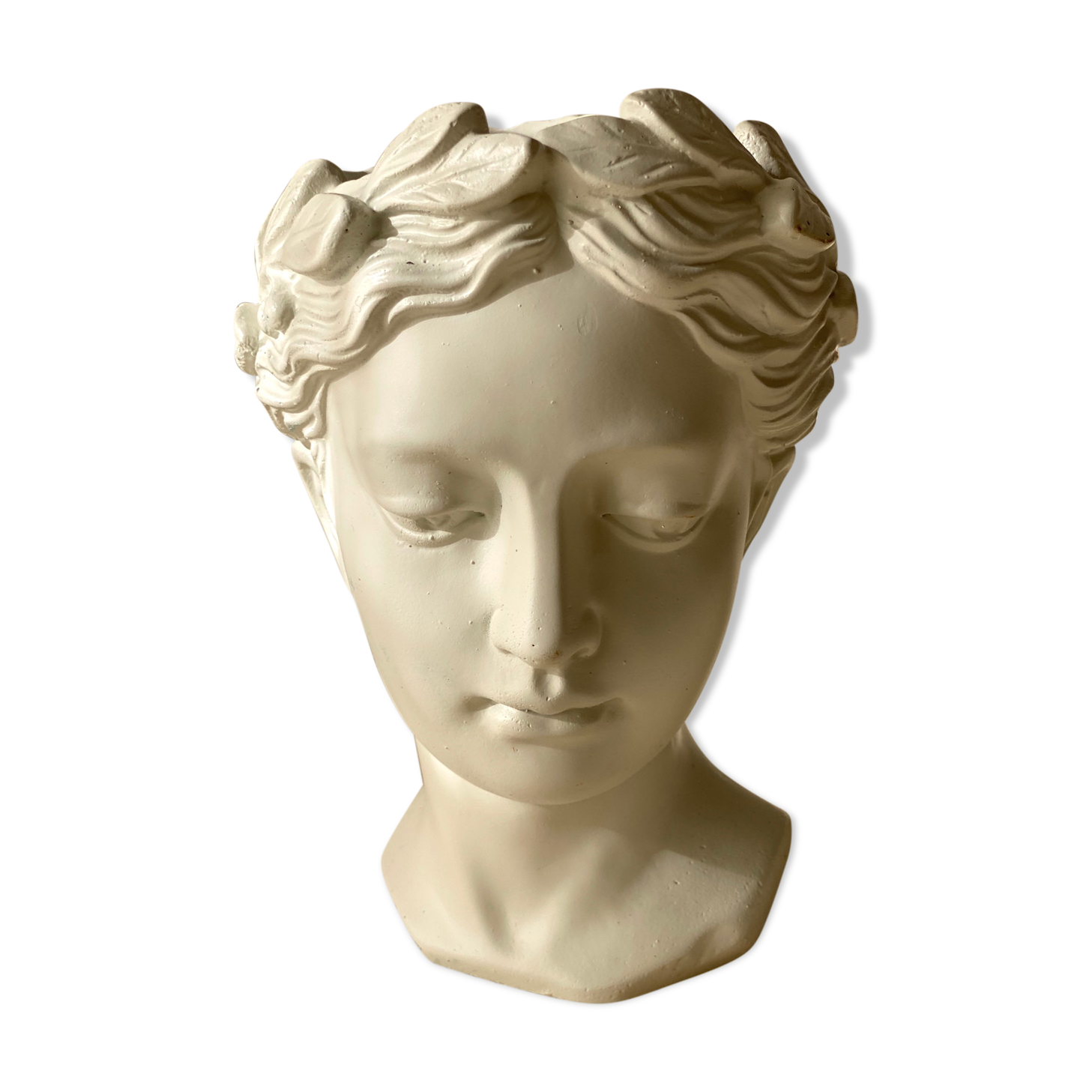 Buste cache-pot artemis blanc, taille s