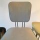 Quatre chaises vintage pied Eiffel