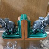 Serre livres éléphant année 50