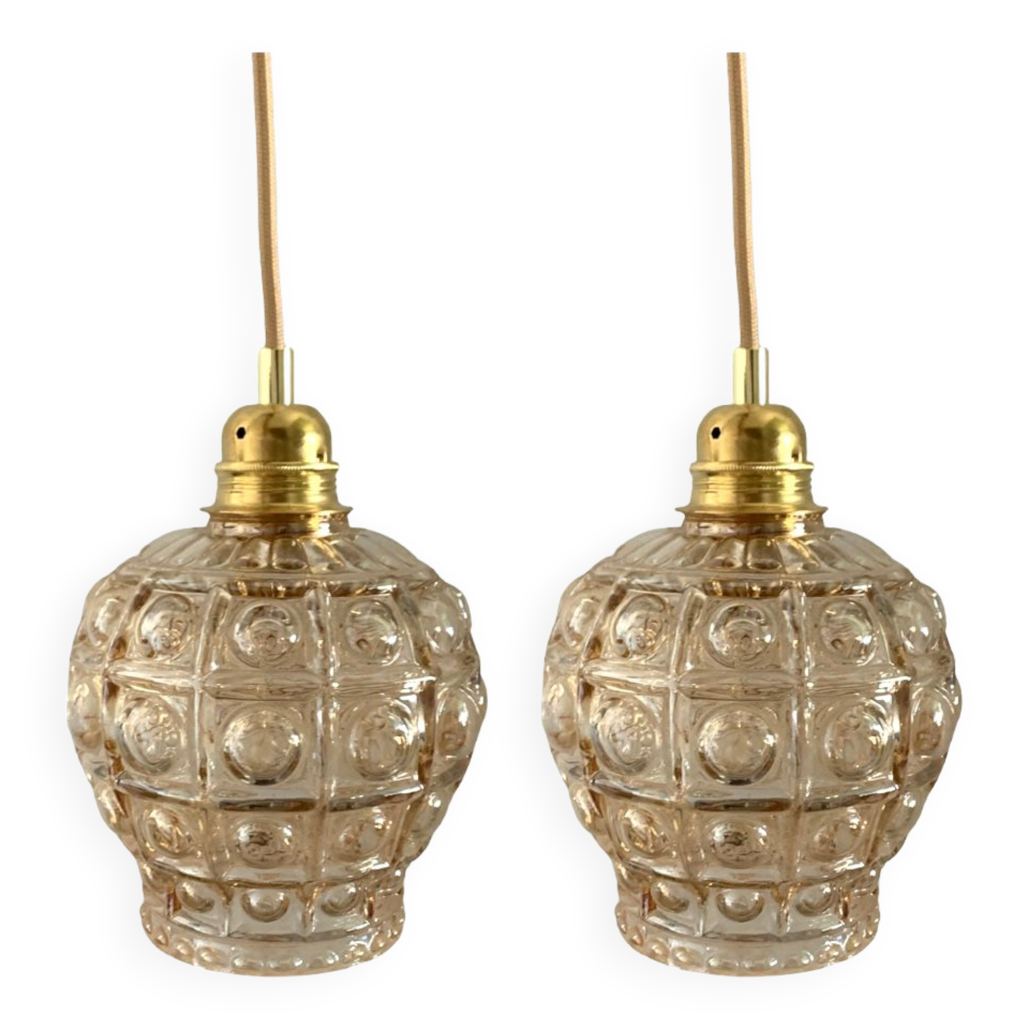 Set of two vintage handheld