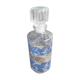 Old bottle bottle glass mold decoration blue sheet & gold + vintage cap