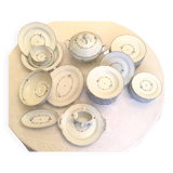 Bernardaud Limoges Hortense porcelain dinner service