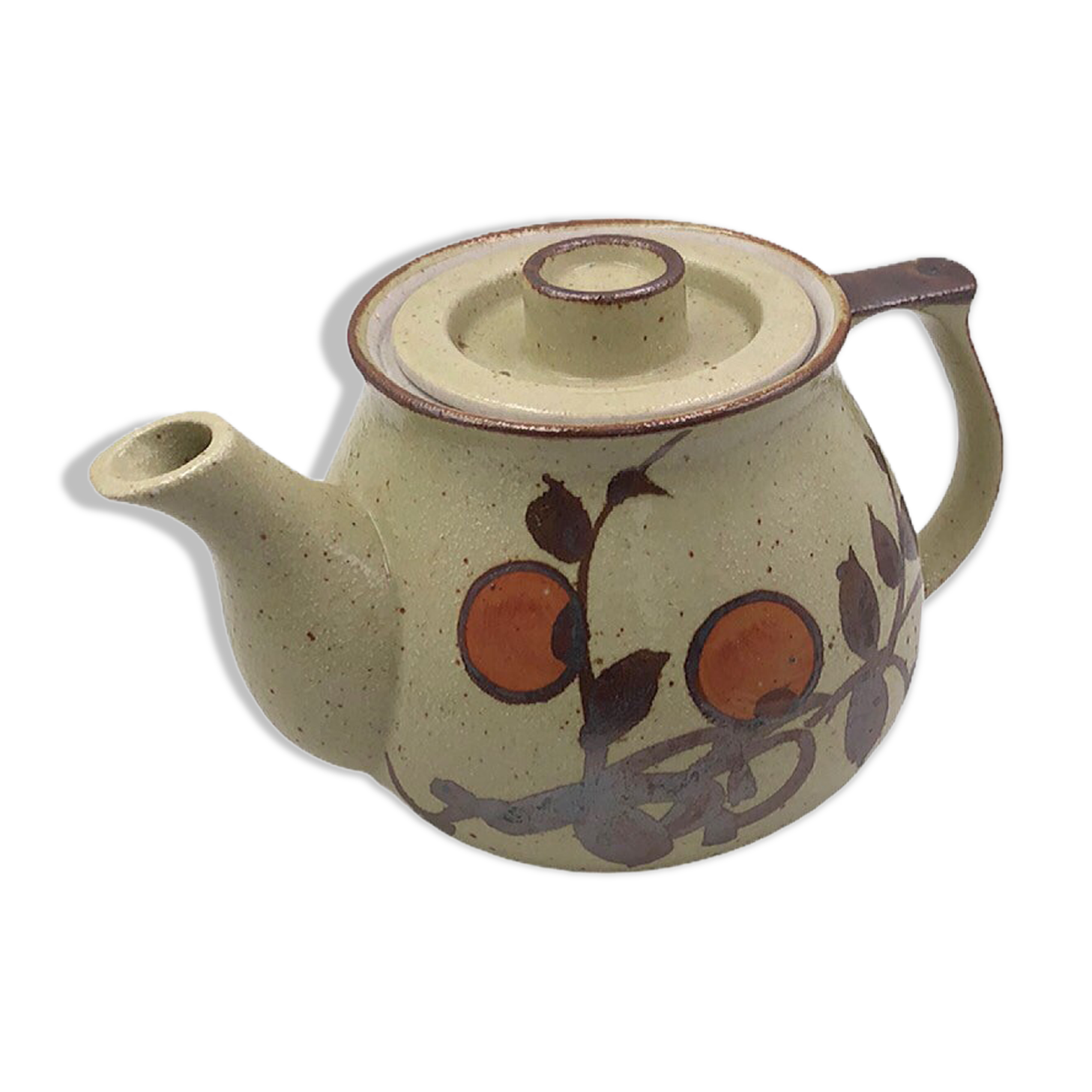 70s sandstone teapot