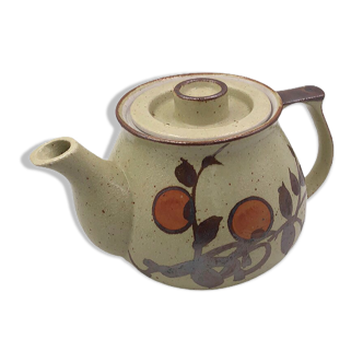 70s sandstone teapot