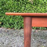 Scandinavian table vintage teak butterfly extension