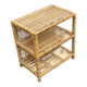 Vintage shelf in rattan and wicker 51cm