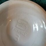 Old bowl Digoin pink red