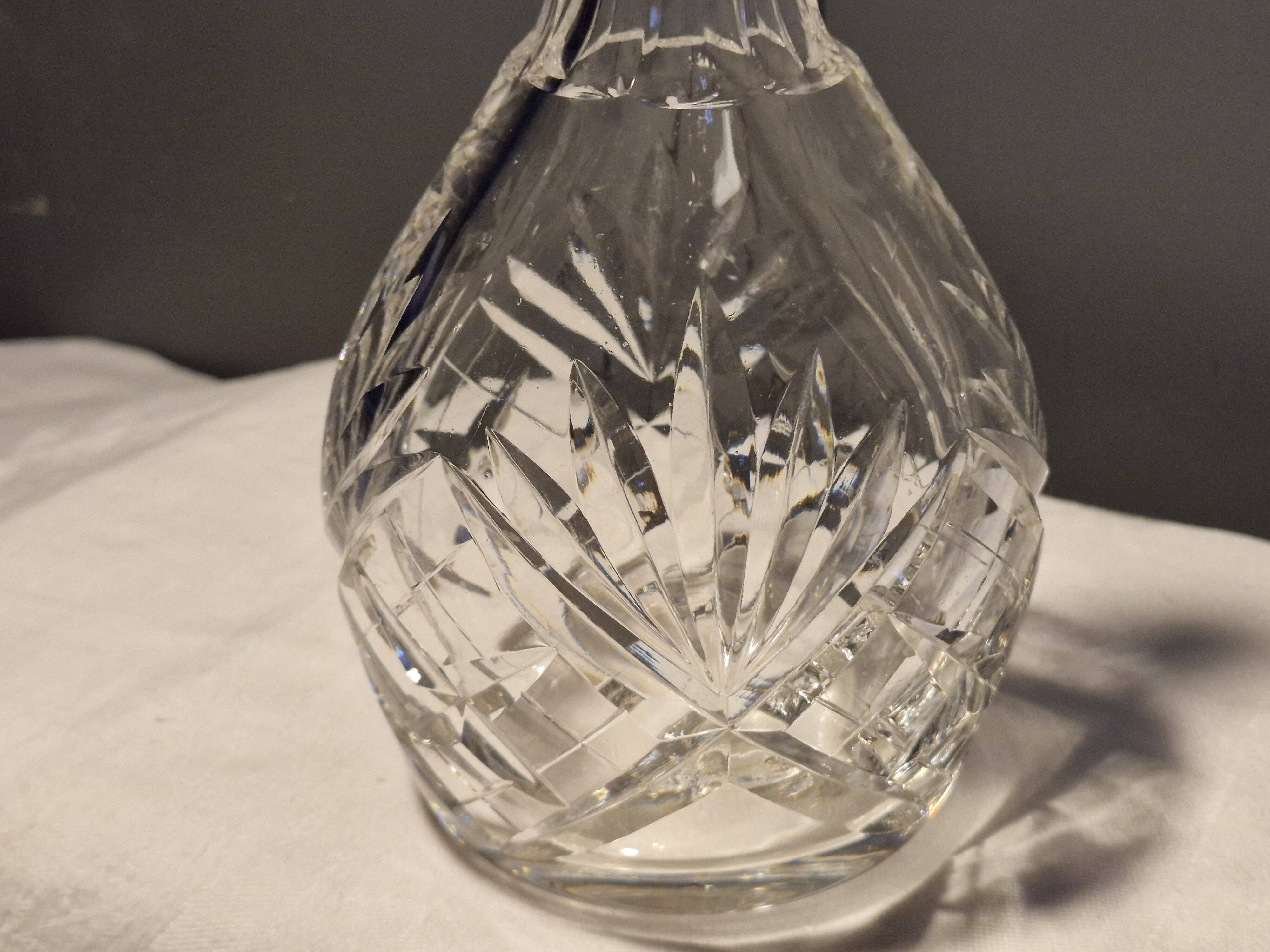 Saint Louis - Stamped soliflore vase - cut crystal - Height 22 cm