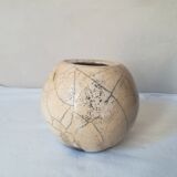 Vase ball ceramic raku