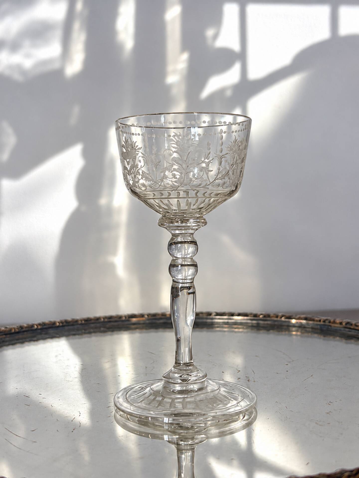 Verre à liqueur Baccarat 19eme rare