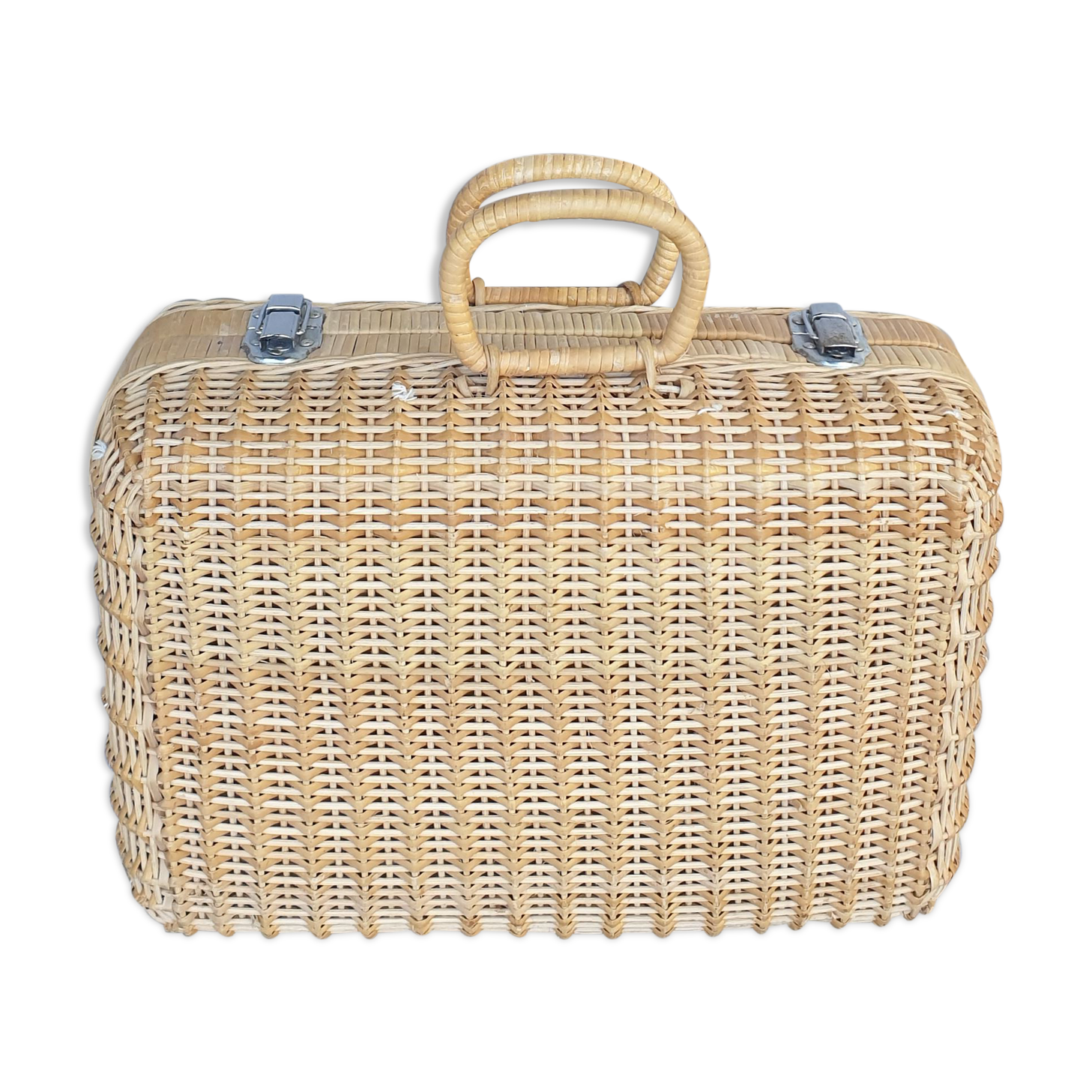 Wicker case, vintage