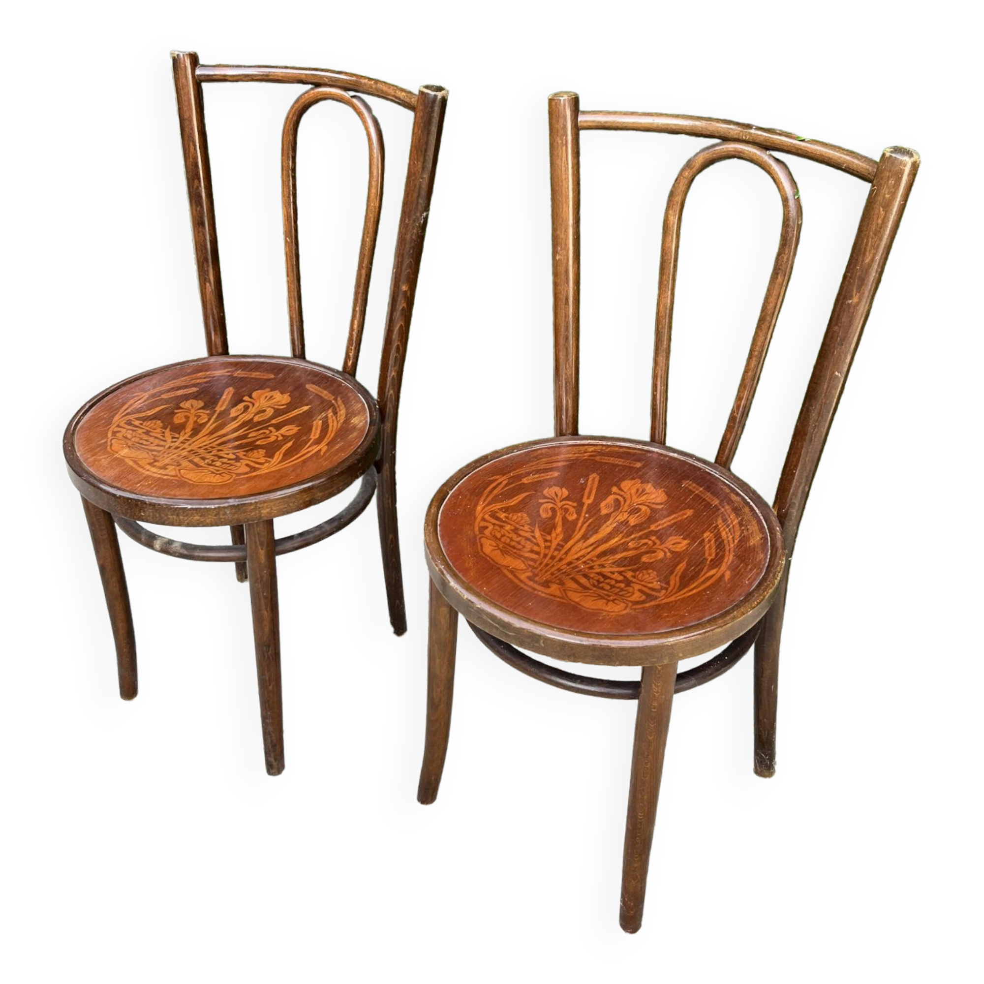 2 bistro chairs