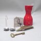 Pair of Danish candlesticks Carl Cohr Atla 1959