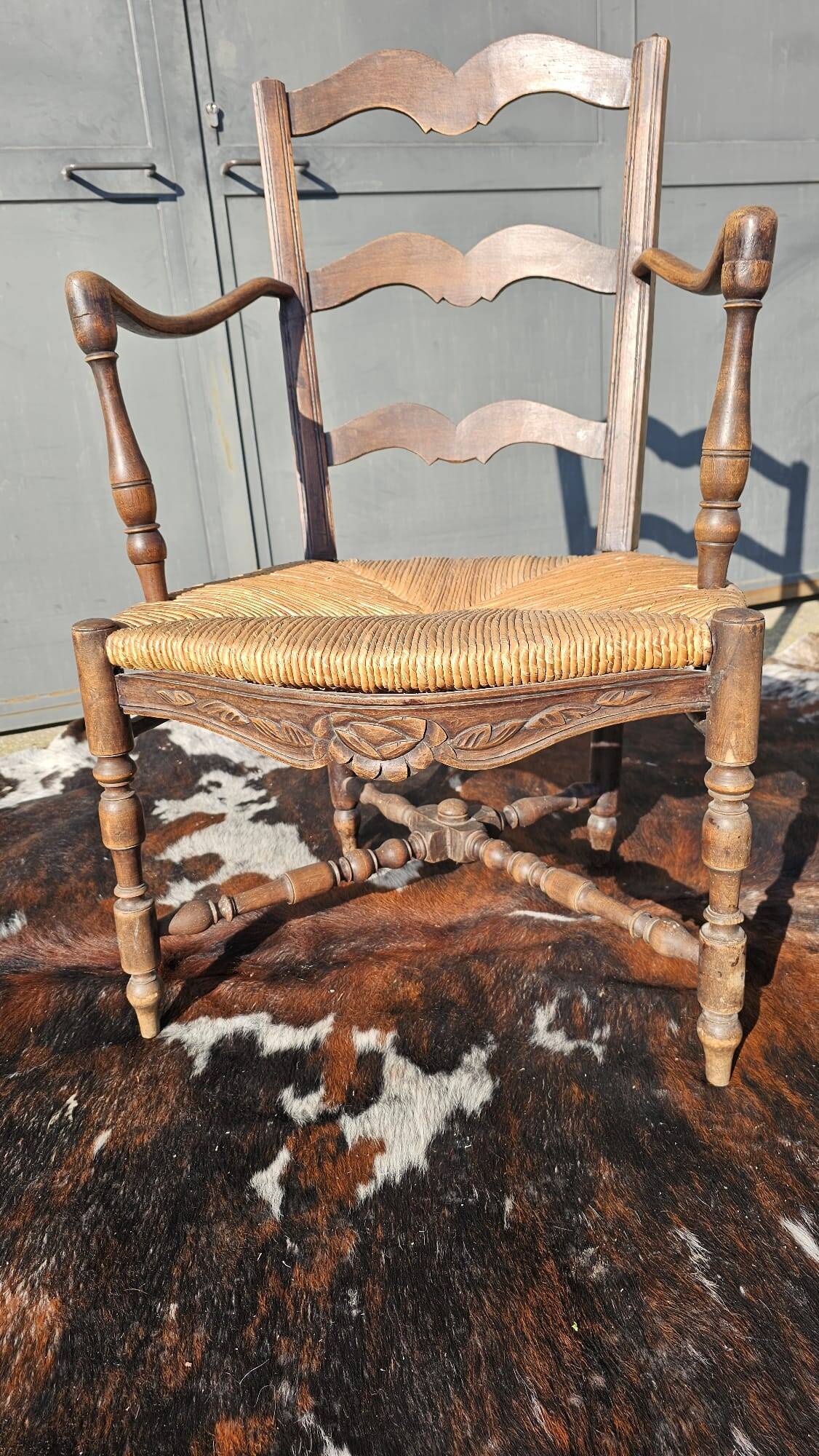 Old Provencal armchair