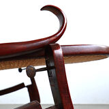 Thonet No. 1 Bentwood and Webbing Folding Arm Chair