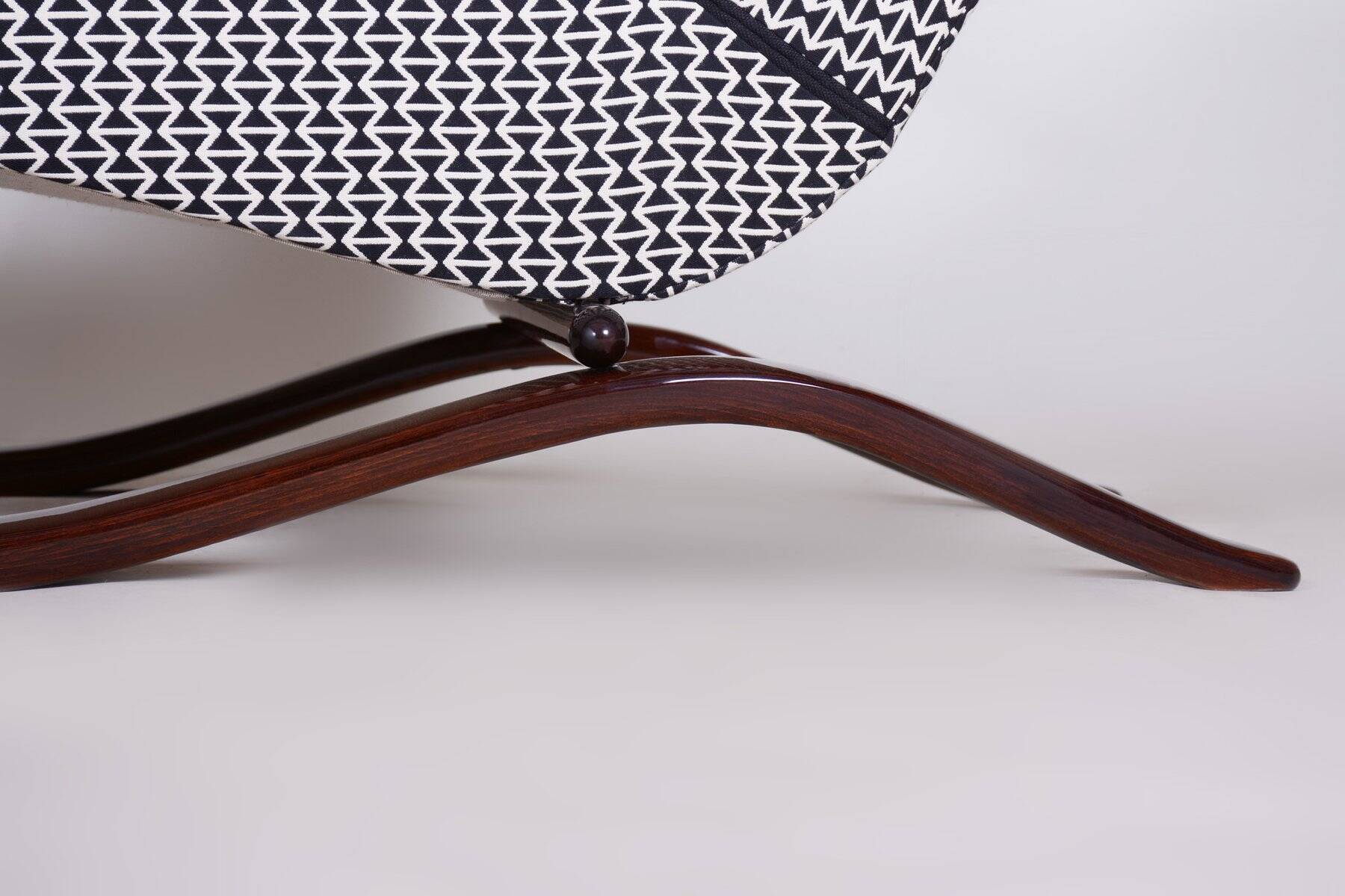 Art Deco Lounge Chairs by J. Halabala for Up Závody, 1930s, Set of 2