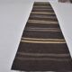 Couloir Oushak Kilim vintage neutre