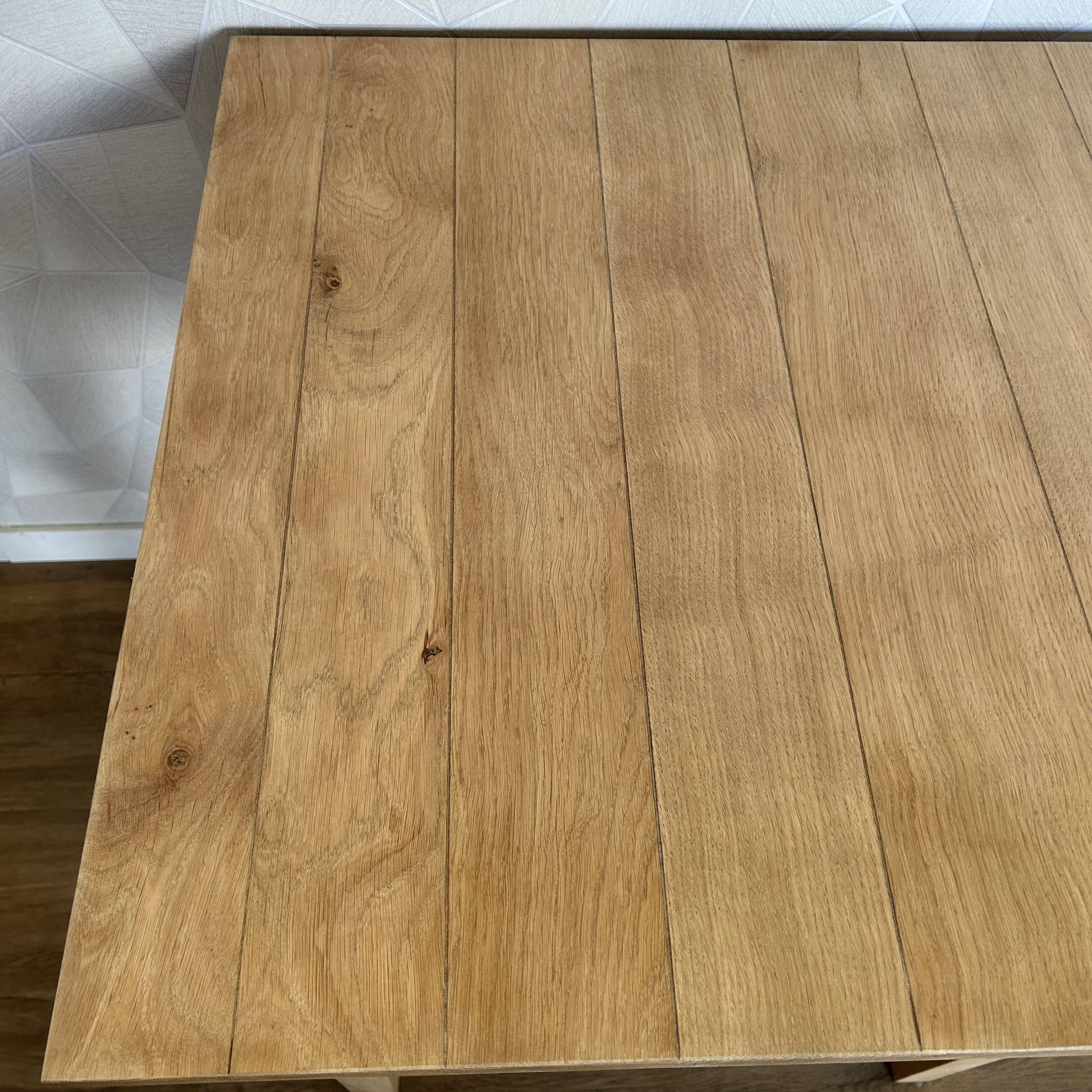 Solid oak square bistro dining table