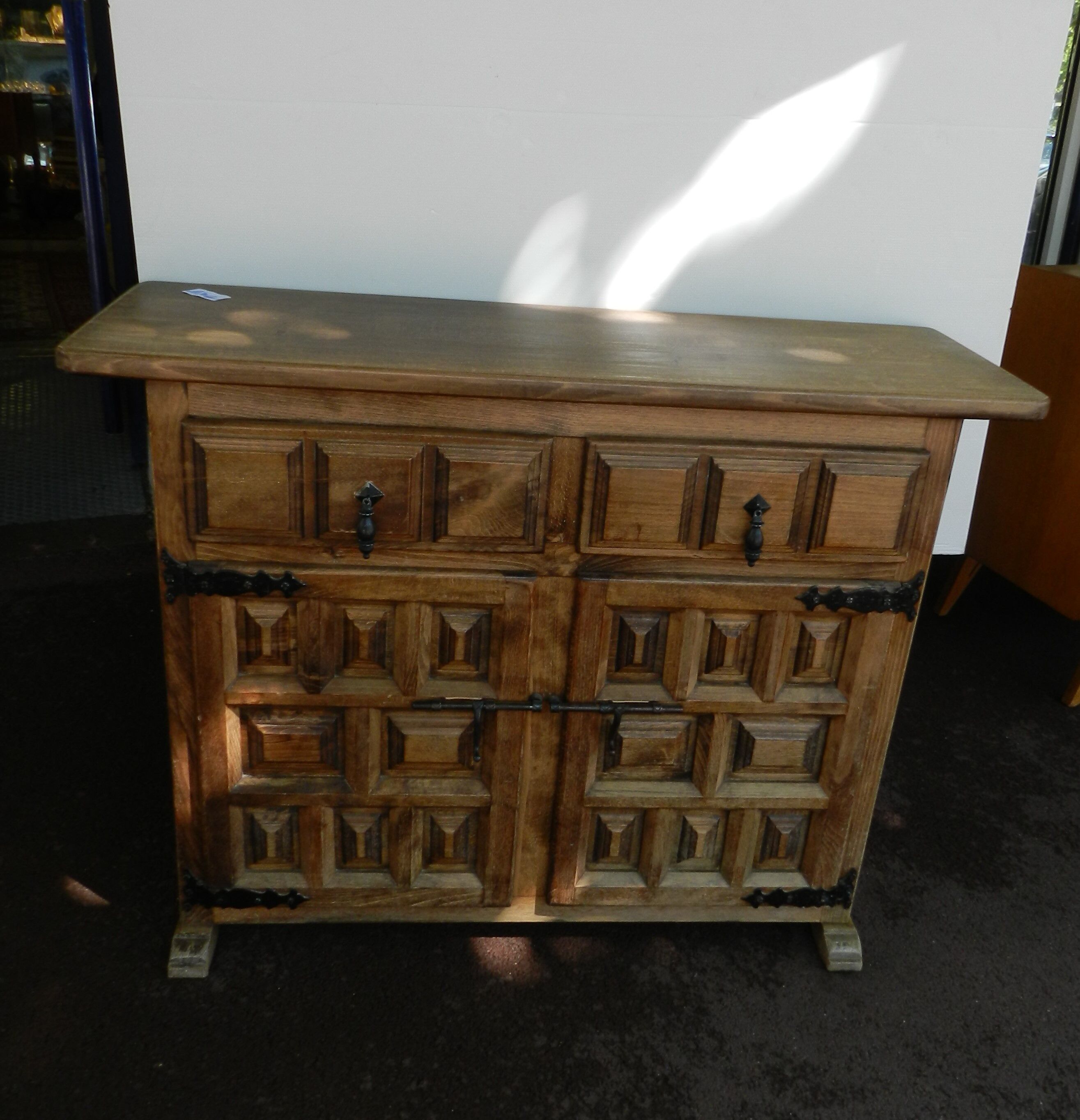 small Spanish buffet stamped