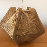 Suspension en bois et fils style scandinave