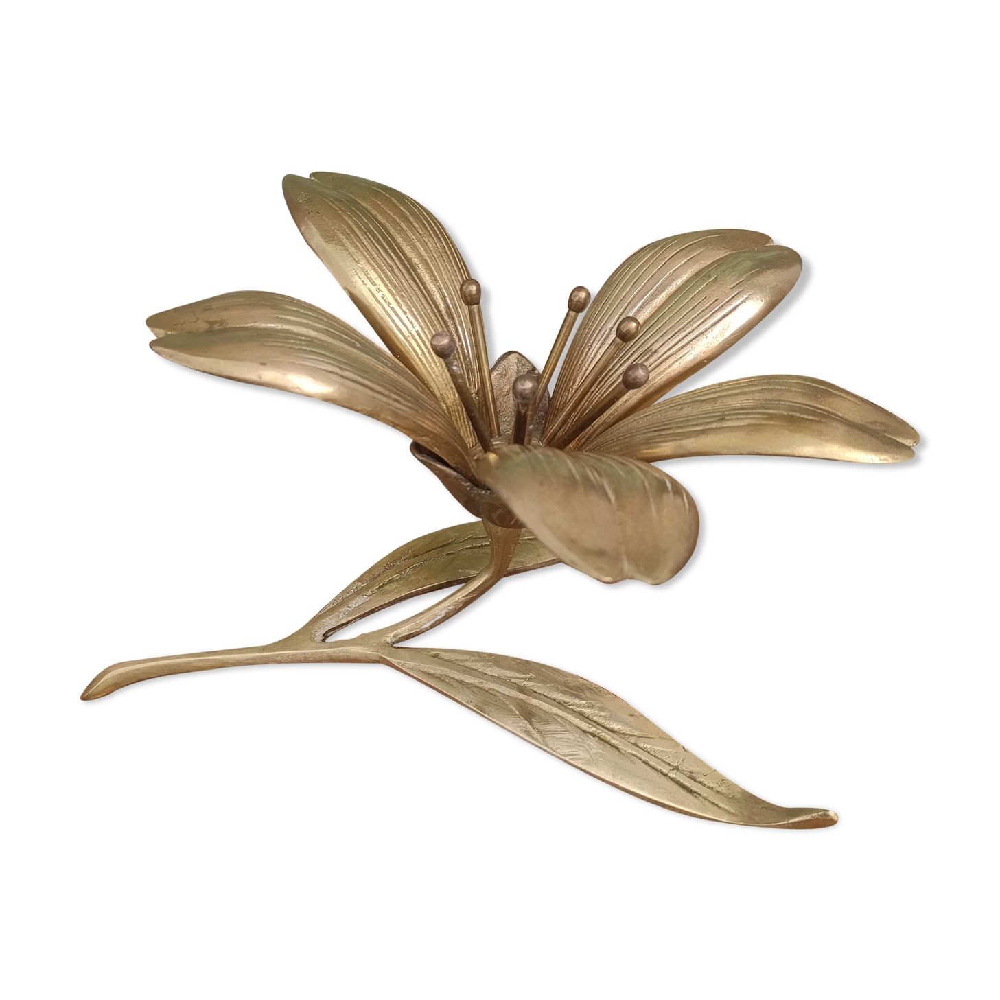 Vintage brass ashtray