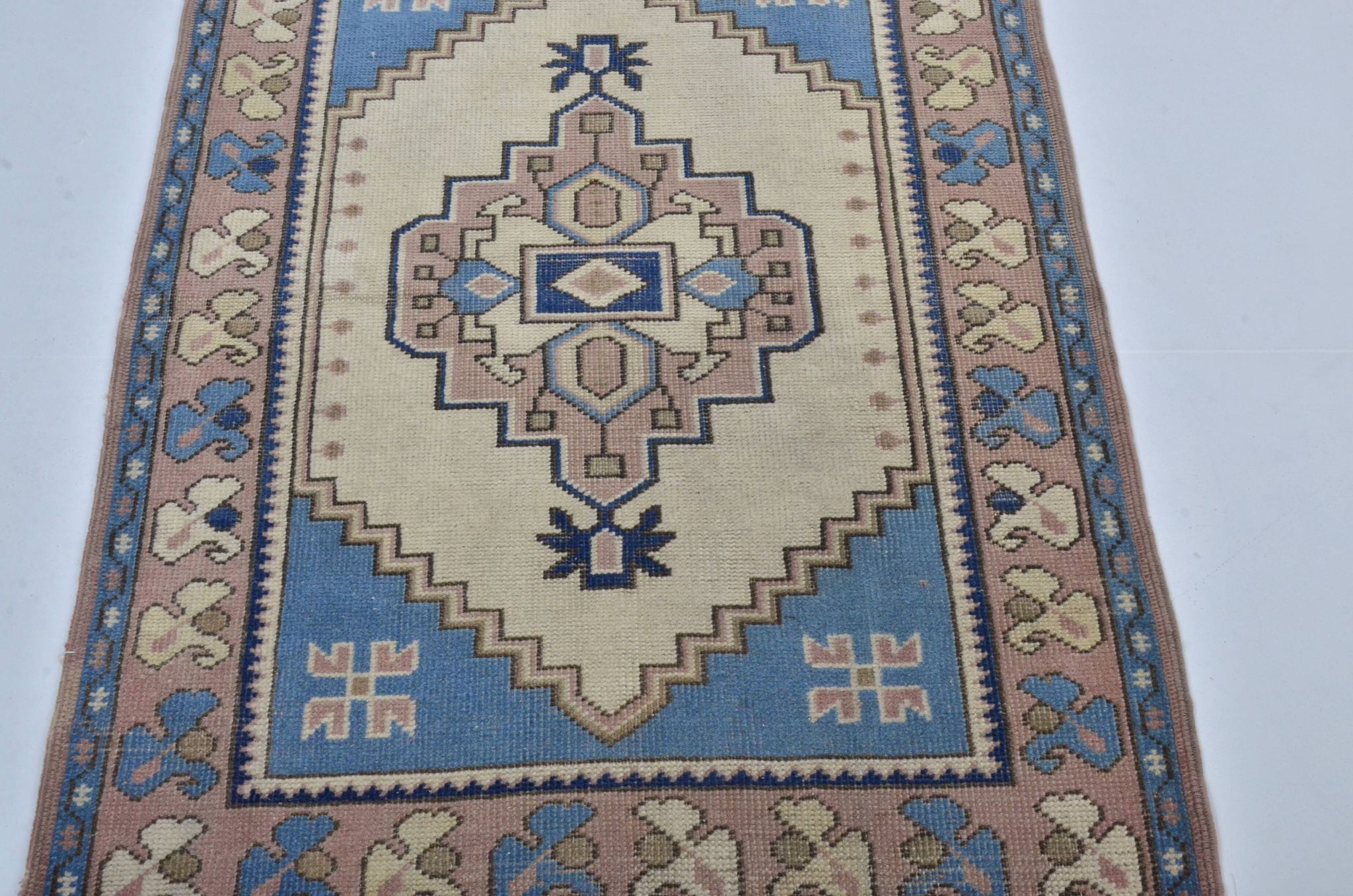 Oushak Vintage Wool Rug sku 3423