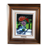 Huile sur toile bouquet de fleurs