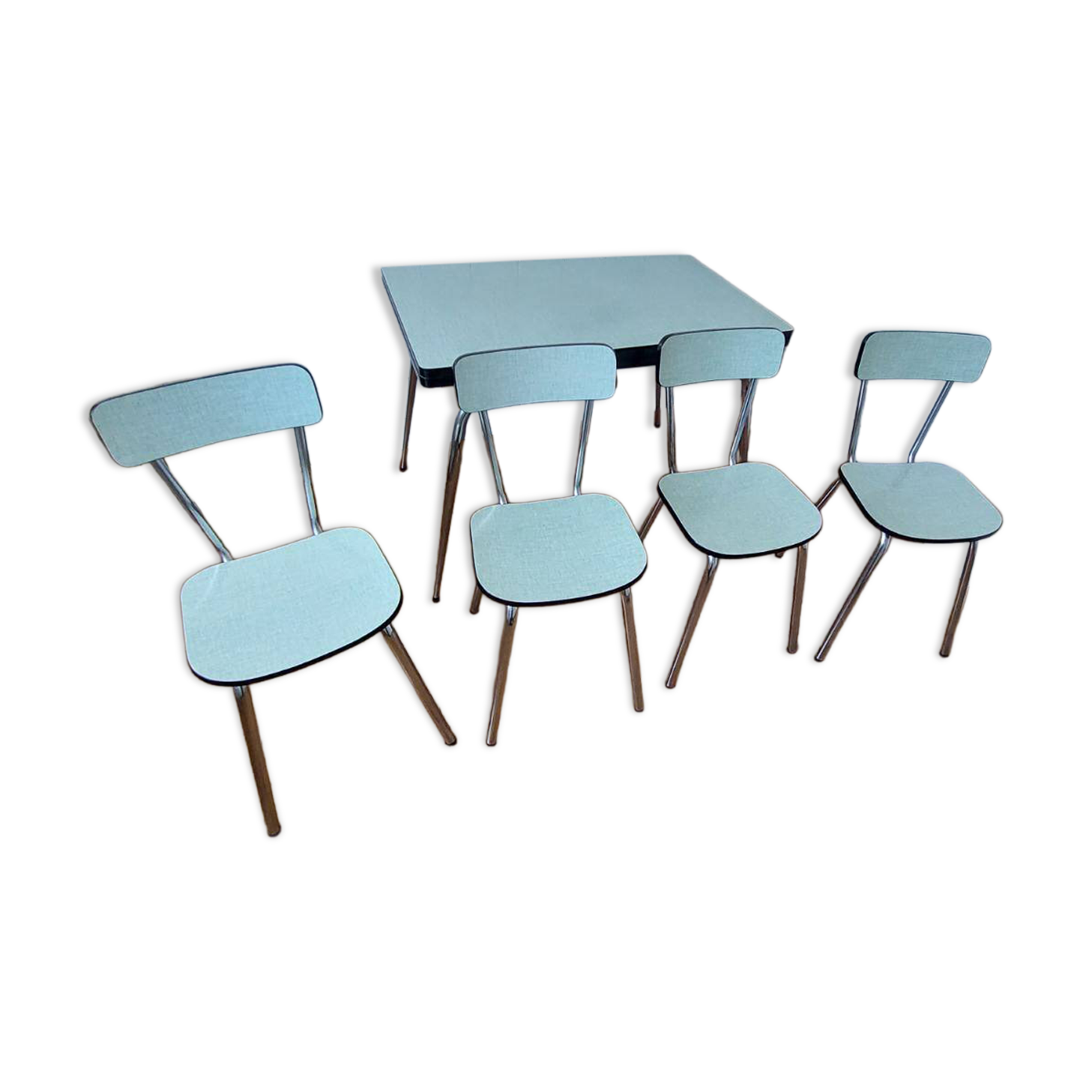 Vintage kitchen table and 4 chairs.