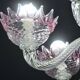 Wonderful Vintage Pink Venetian Chandelier Murano Glass 7 arms