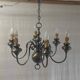 Dutch style chandelier 6 lights - mid. 20th century