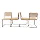 Lot de 4 chaises Cesca B32 par Marcel Breuer
